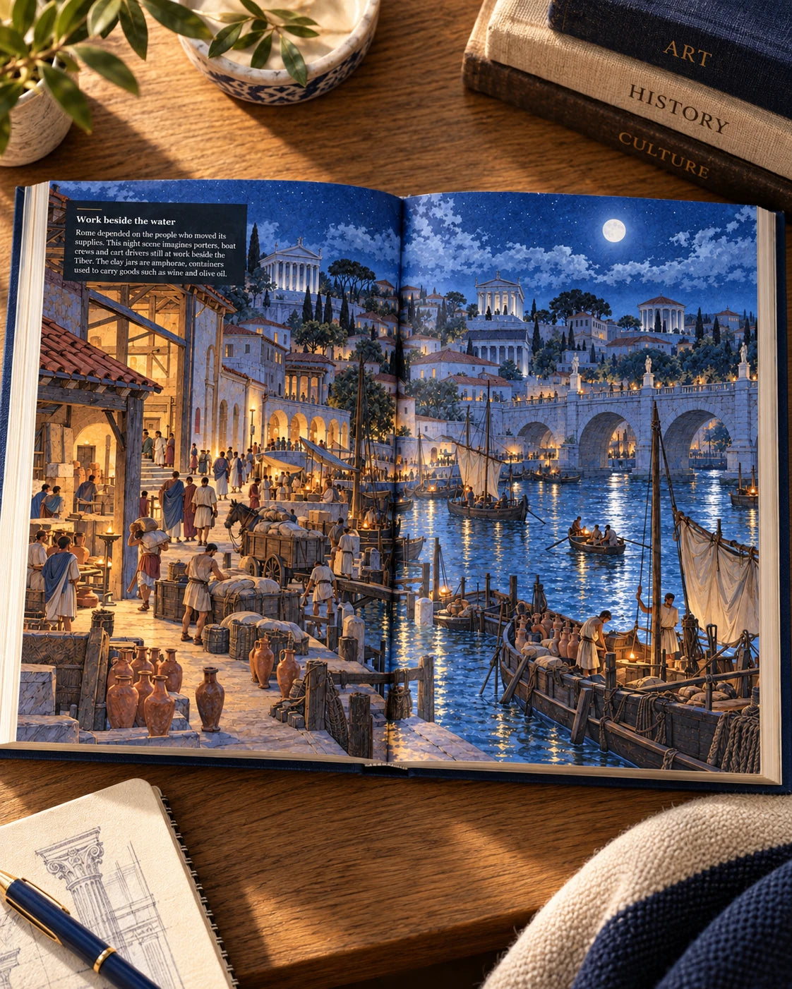 A different light on the city; illustrative book photograph