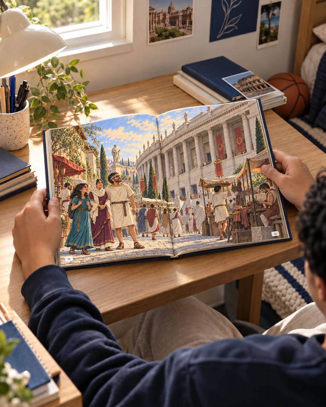 Discovering the Roman theatre; illustrative book photograph