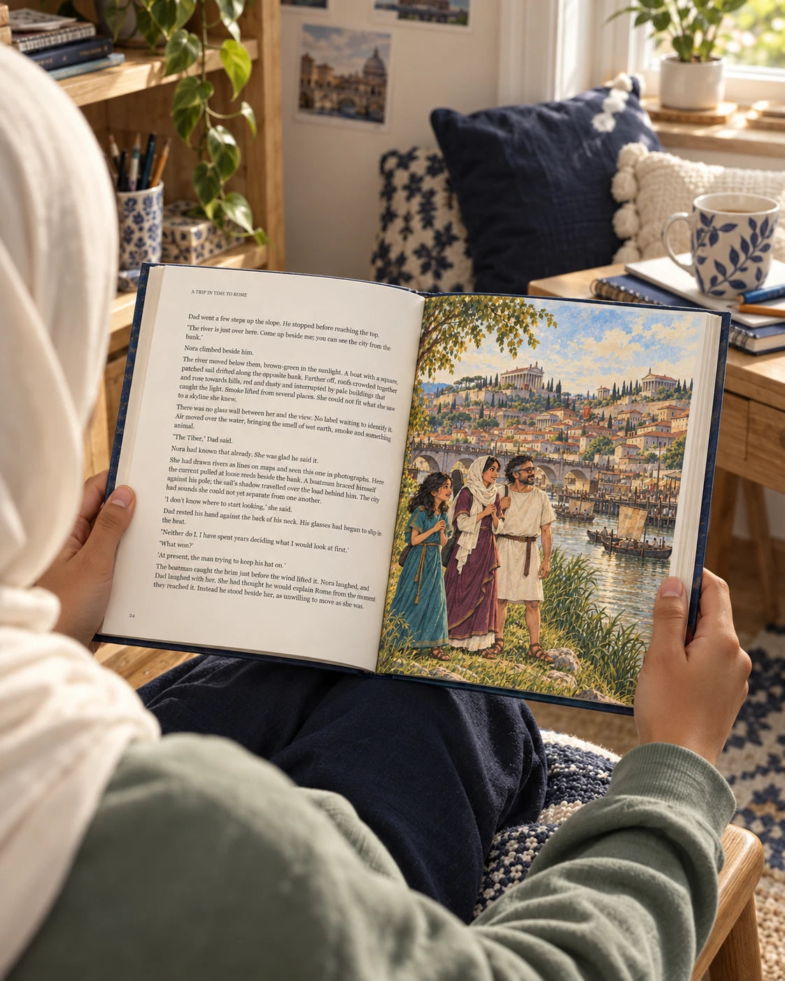 A first view of Rome; illustrative book photograph