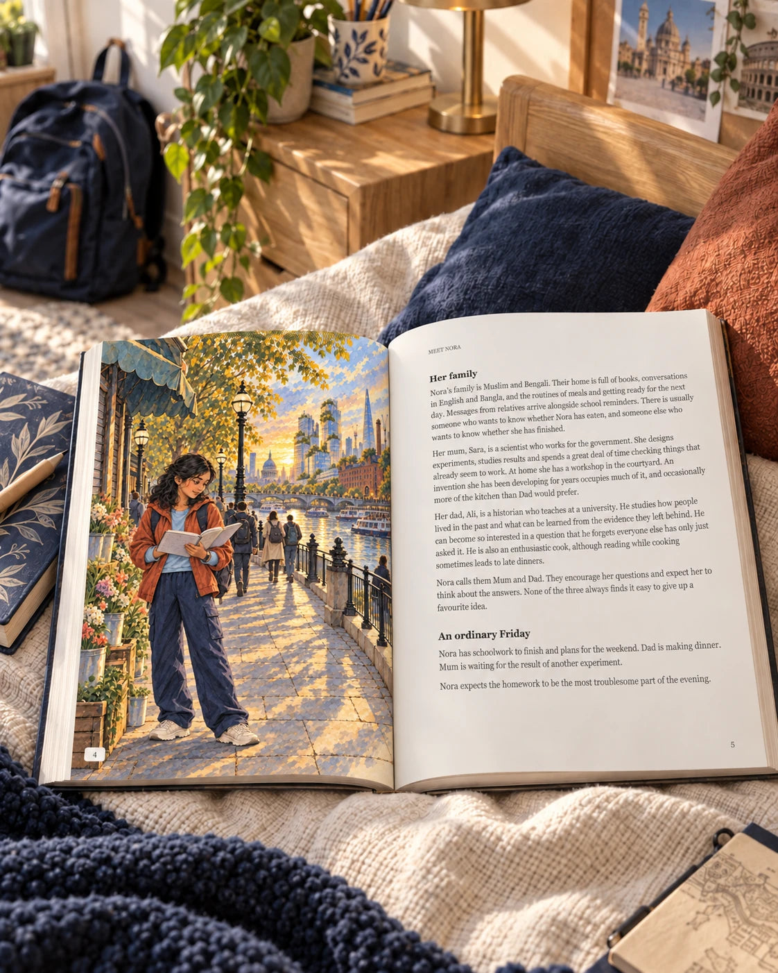 From London to another century; illustrative book photograph