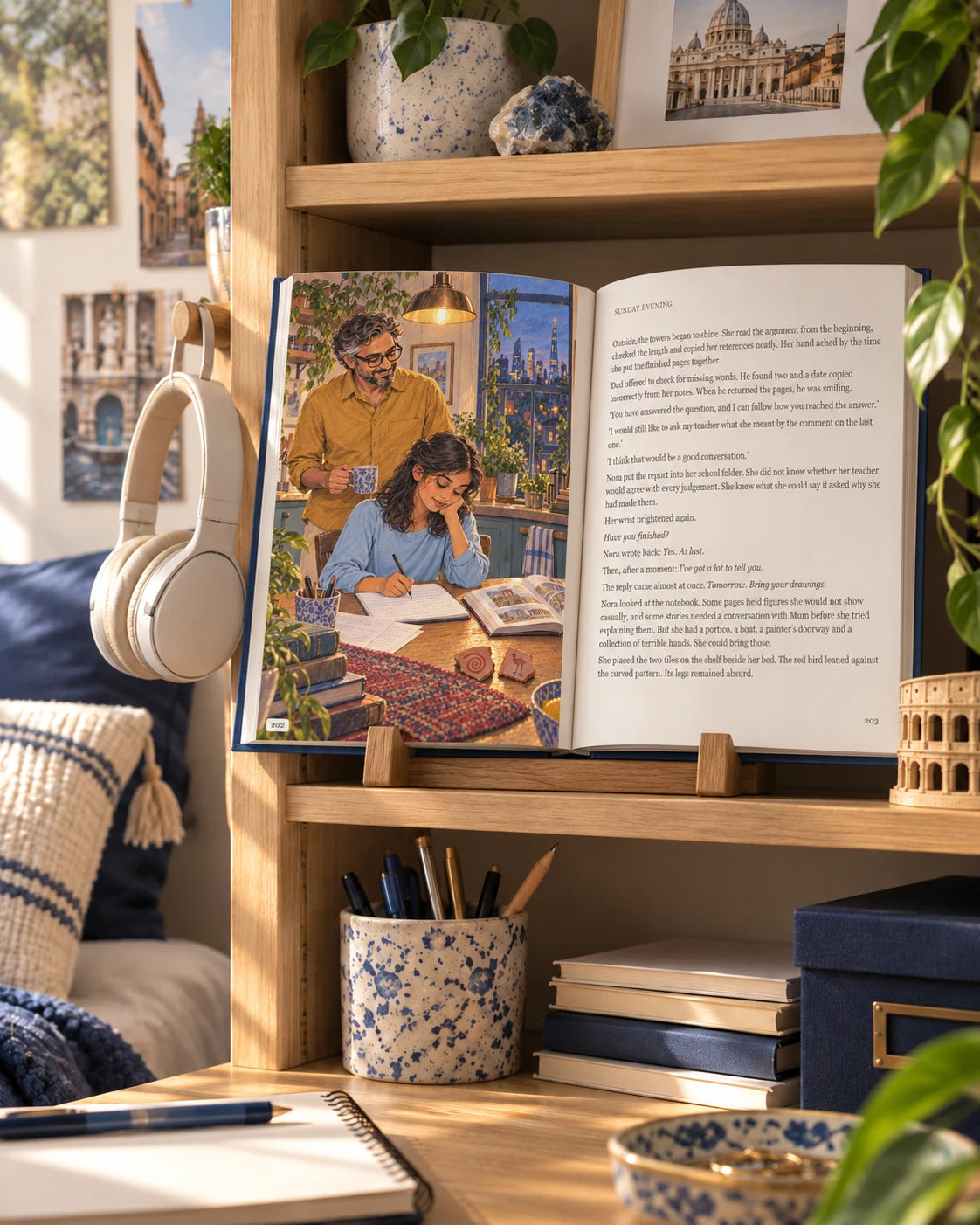 An adventure for your own reading corner; illustrative book photograph